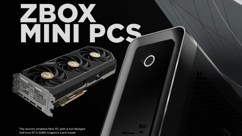 Zotac afirma que mini PC é o menor do mundo com RTX 5080 de desktop