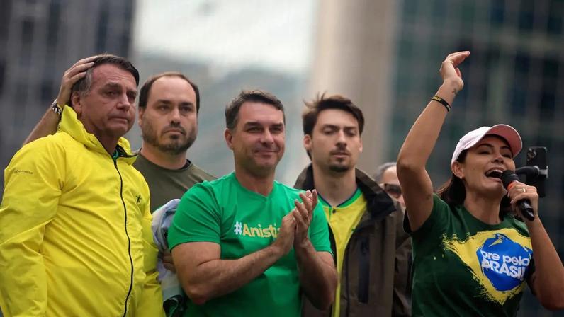 Ato de Jair Bolsonaro na Avenida Paulista, em São Paulo (06/04/2025)