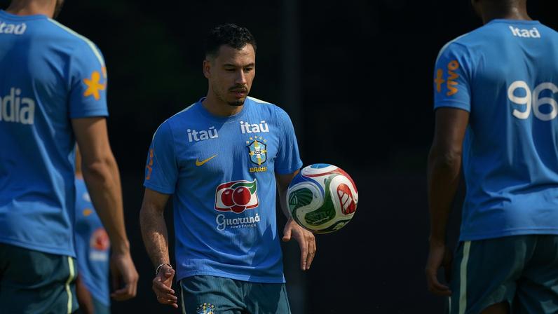 Martinelli deve ser o substituto de Paquetá na escalação do Brasil contra a Noruega — Foto: Rafael Ribeiro/CBF