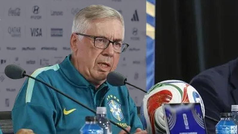 Carlo Ancelotti, técnico da Seleção Brasileira