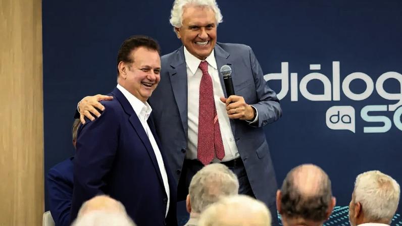 Caiado e Kassab (divulgação/PSD/Divulgação)