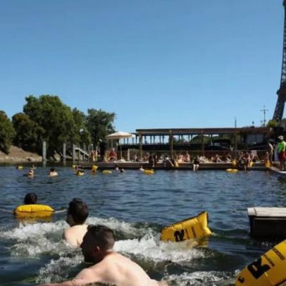 Paris reabre áreas de banho no rio Sena aos pés da Torre Eiffel