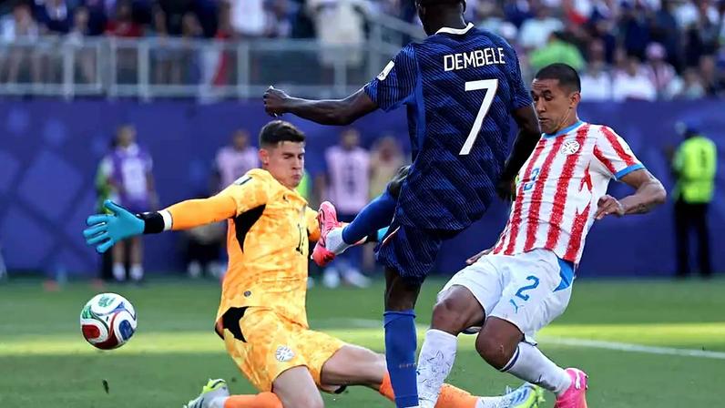Orlando Gill evitou um placar mais elástico com ótimas defesas no segundo tempo de Paraguai x França –
