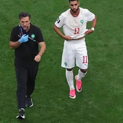 Artilheiro do Marrocos sai do campo chorando e preocupa para o Mundial