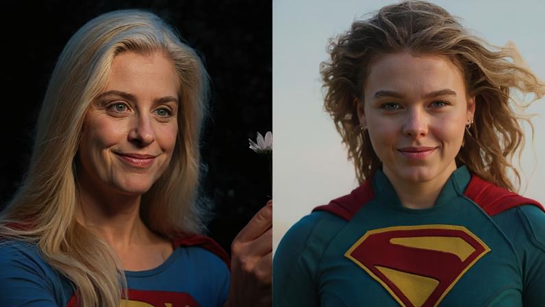 Primeira Supergirl dos cinemas aprova versão de Milly Alcock 'excelente timing' (Divulgação)