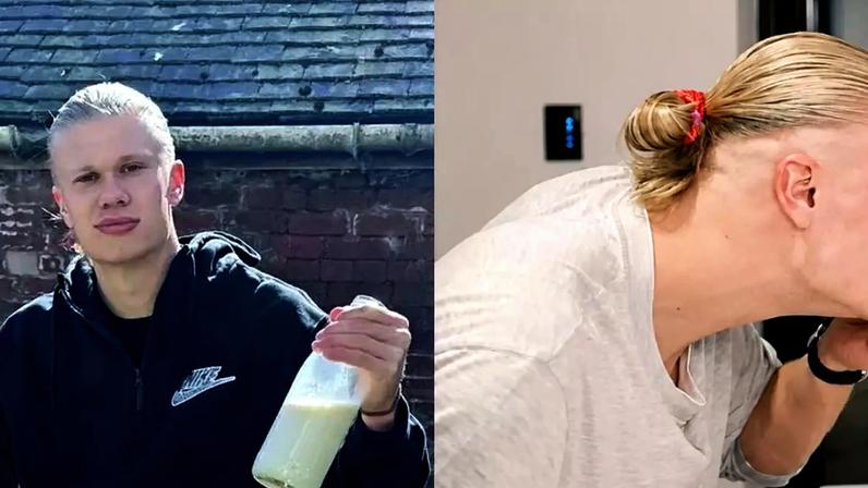 A 'poção mágica' do viking: o smoothie favorito de Erling Haaland, rival do Brasil nas oitavas da Copa 2026, mistura de três alimentos odiados por muitos: 'Leite, couve e espinafre'.