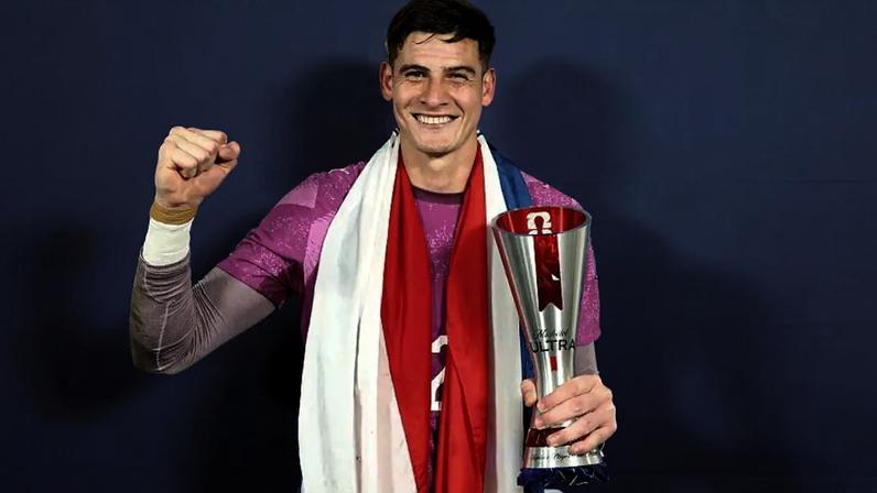 Gill foi eleito o melhor jogador da partida entre Paraguai e Alemanha