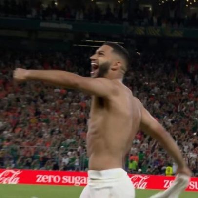 Torcida marroquina faz festa com foguetório em Houston antes de duelo com o Canadá