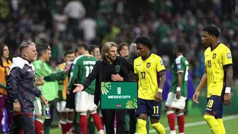 Julian Nagelsmann, técnico da Alemanha, em partida contra o Equador — Foto: Image Photo Agency/Getty Images
