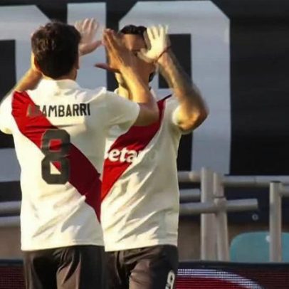 Lino brilha com gol, assistência e destaque no empate do Flamengo com o River