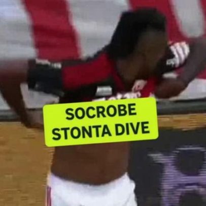 Bruno Henrique provoca River Plate, comemora e exibe tatuagem da Libertadores
