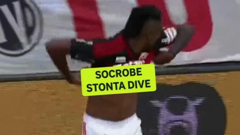 Bruno Henrique provoca a torcida do River Plate