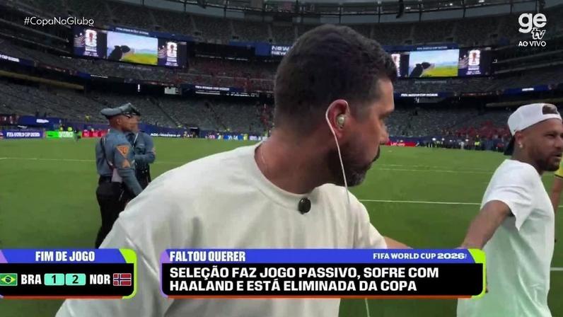 Neymar lamenta eliminação e declara: "Agora acabou. Comecei aqui, fechei aqui"