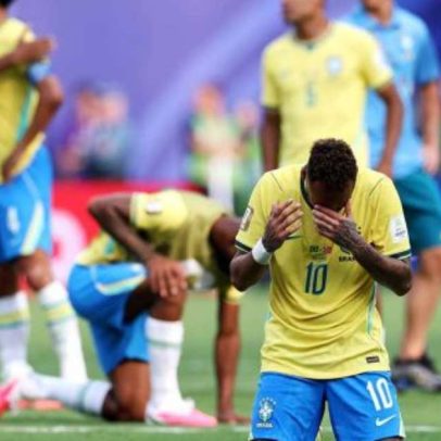 Neymar sinaliza despedida da seleção brasileira após eliminação