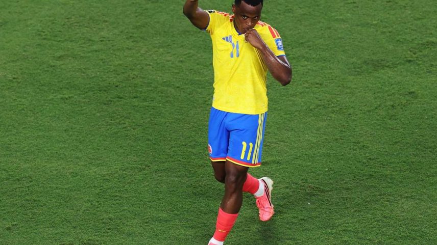 Jhon Arias abriu o placar para a Seleção Colombiana —