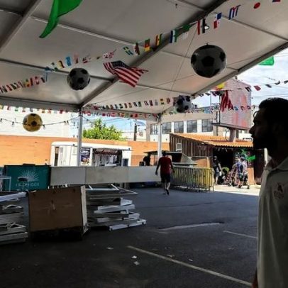 Bairro brasileiro respira na Copa após cerco de Trump