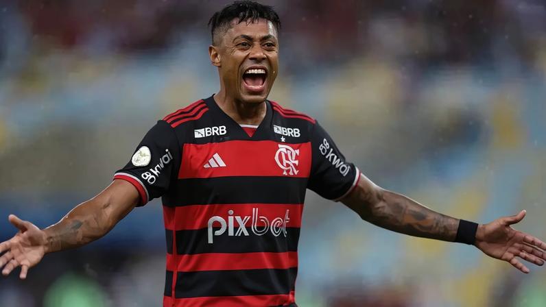 Bruno Henrique em ação pelo Flamengo