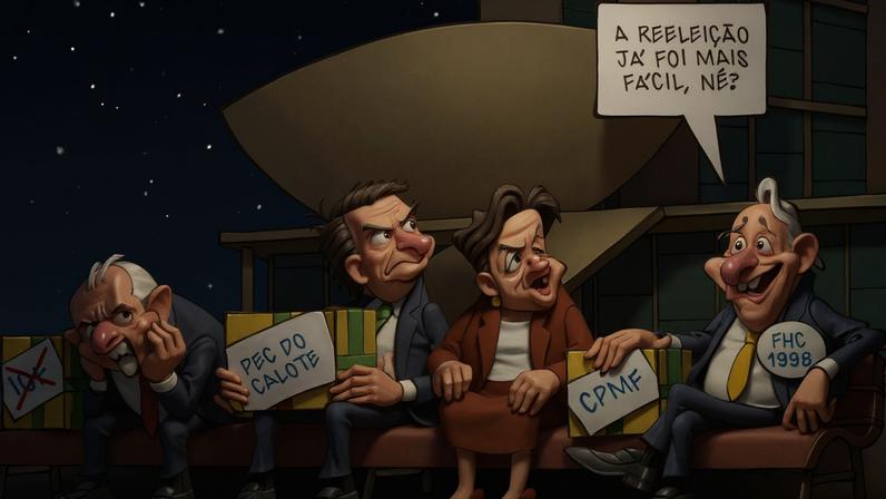 Charge publicada na página A2 da Folha de S.Paulo de 27 de junho de 2025