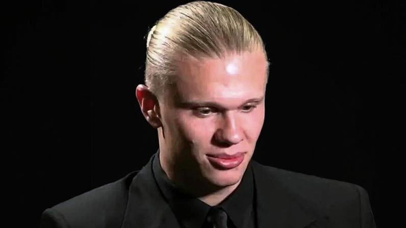 Erling Haaland em entrevista ( Reprodução) / Gávea News