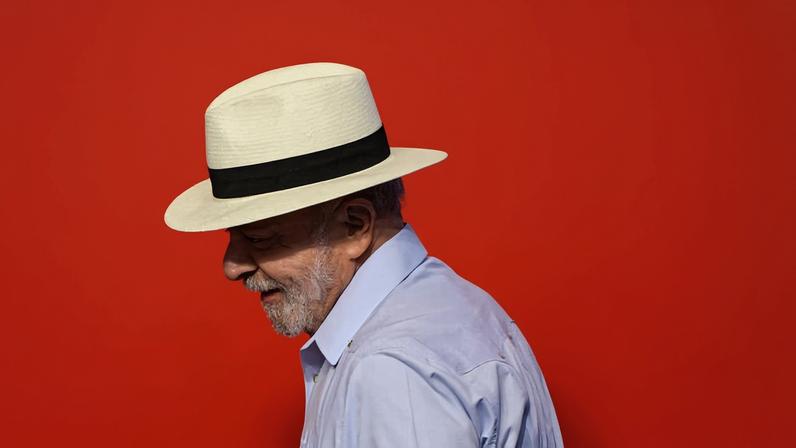 O presidente Lula em evento em Brasília em maio