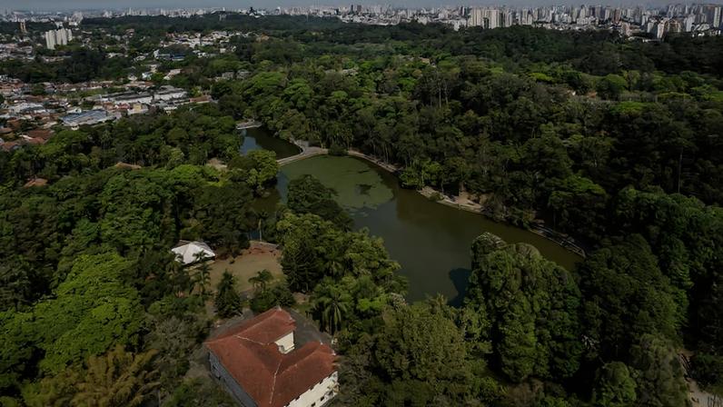 Vista geral do Horto Florestal; parque integra contrato de concessão assinado em 2022