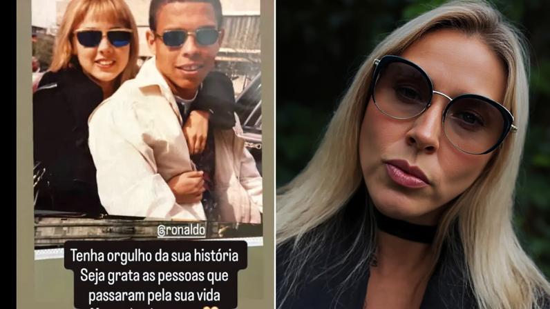 Nadya França, primeira namorada de Ronaldo, surpreende ao publicar foto antiga do casal