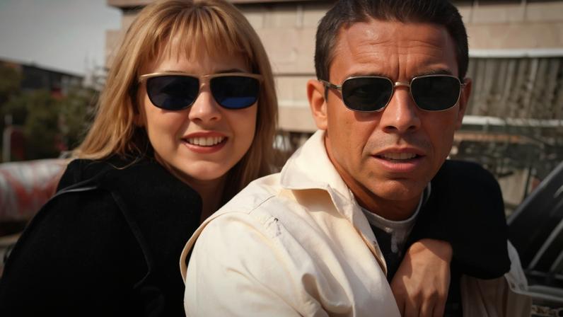 Nadya França e Ronaldo Nazario