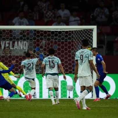 Arbitragem anula gol da Croácia no fim do jogo contra Portugal