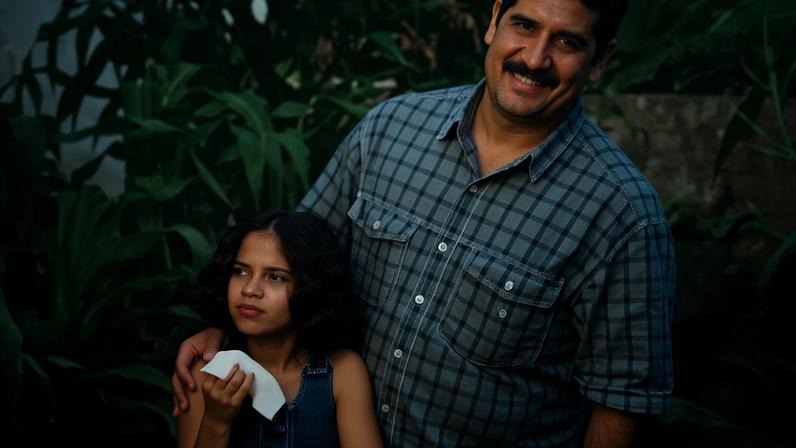 Jéssica Moreira e o pai, Tião