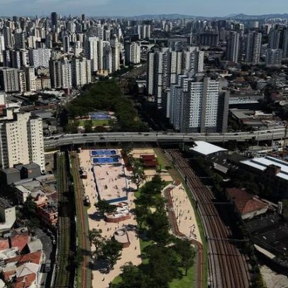 Lula cede área; Tarcísio apresenta parque na favela do Moinho, SP