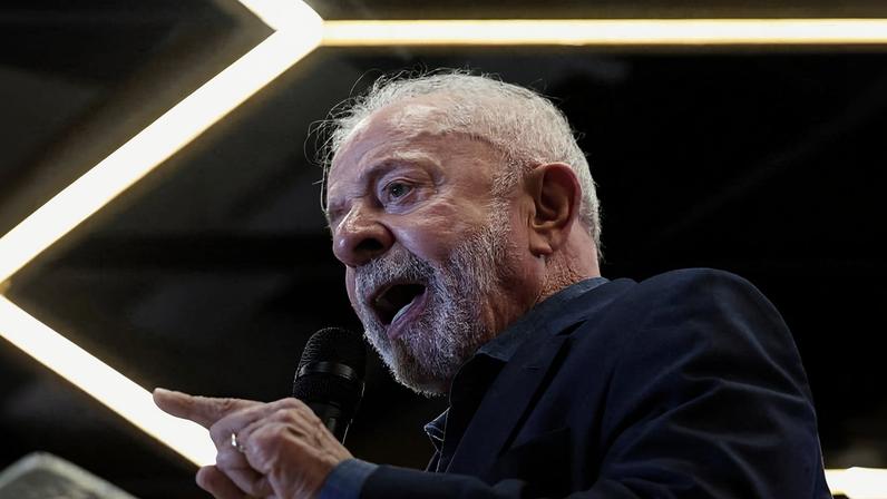 O presidente Lula, durante cerimônia em Brasília, em junho