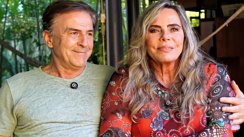 Carlos Alberto Riccielli e Bruna Lombardi estão juntos há 48 anos