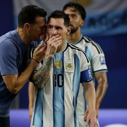 Scaloni afirma que só queria que a partida terminasse