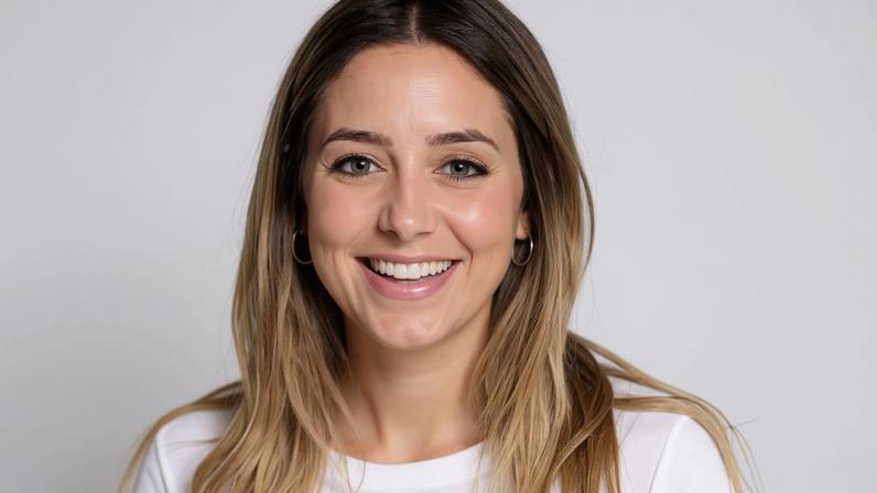 A jornalista argentina Sofía Martínez, do canal Telefe