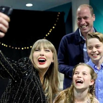 Taylor Swift e Travis Kelce encontram William e Kate Middleton, diz revista