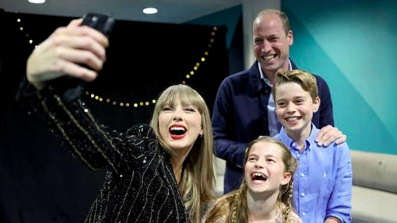 Príncipe William e filhos vão a show de Taylor Swift em Londres e dançam 'Shake It Off'