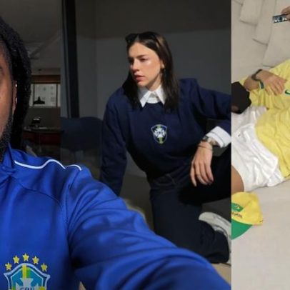 Famosos vestem camisa da Seleção antes do mata-mata Brasil x Noruega