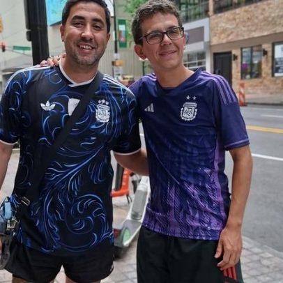 Torcida argentina nos EUA celebra eliminação do Brasil