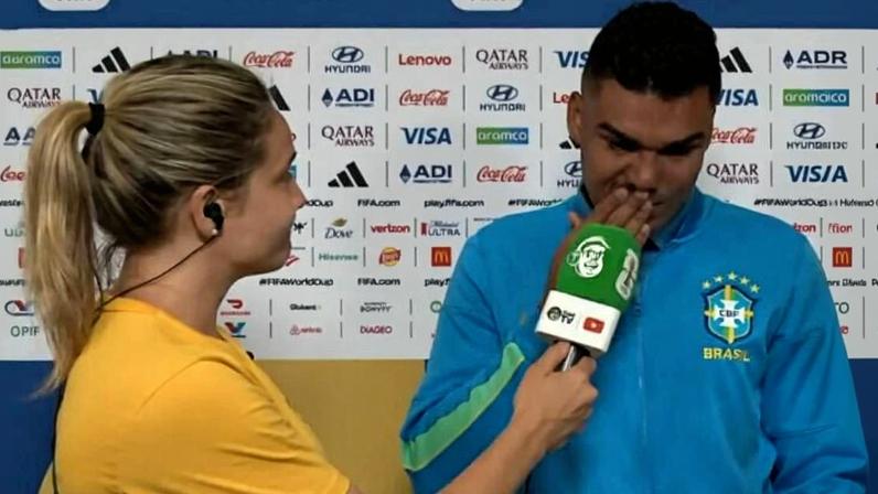Fernanda Gentil leva Casemiro às lágrimas