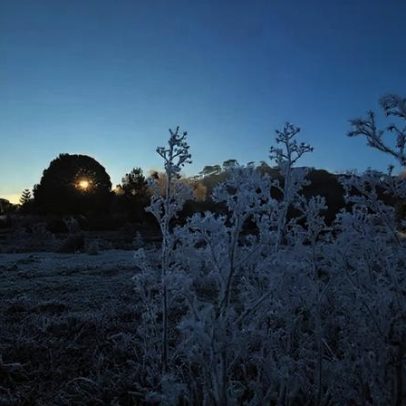 Frio derruba temperaturas no Sul; geadas podem ocorrer