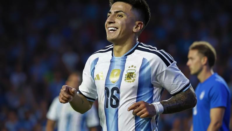 Almada pela Argentina (Photo by Todd Kirkland/Getty Images)