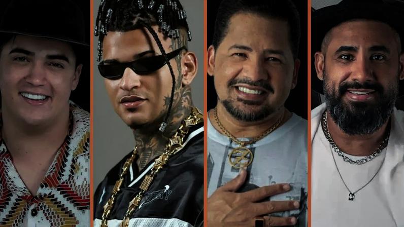 Natanzinho Lima, Anderson Neiff, Zezo e Raí Saia Rodada.