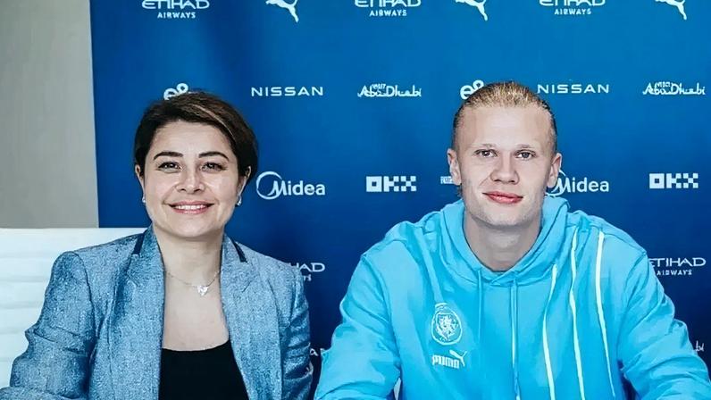 Rafaela Pimenta esteve à frente da transferência de Haaland para o Manchester City.