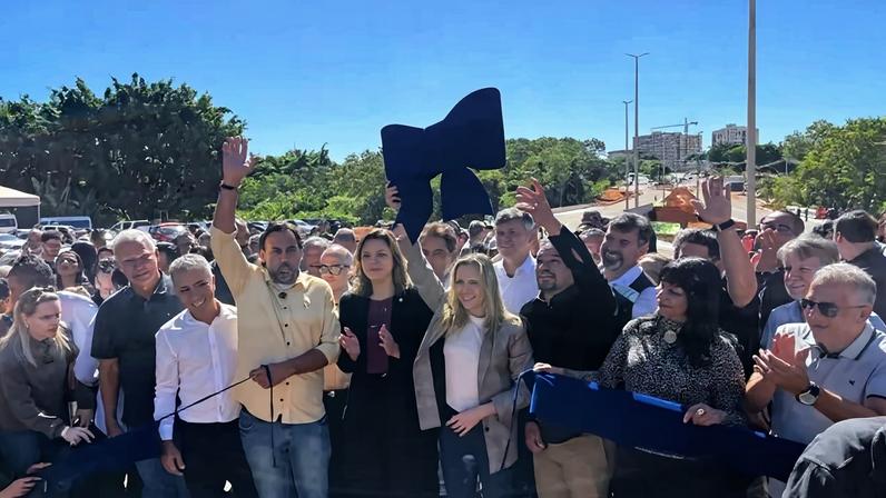 Ponte entre Guará e Núcleo Bandeirante é inaugurada nesta sexta - (crédito: Davi Cruz/CB)
