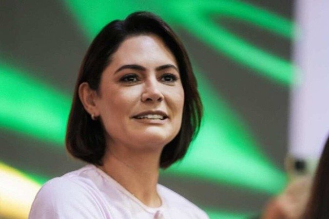 Michele Bolsonaro em agenda do PL Mulher em São Luís - MA - 20.04.2024 - (crédito: Partido Liberal/PL Mulher)