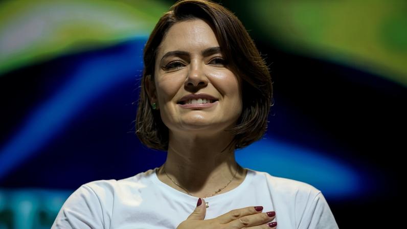 Michelle Bolsonaro considerou o lançamento da política de ensino para surdos pelo MEC "a realização de um sonho" - (crédito: Foto: Flickr/ PL Mulher)
