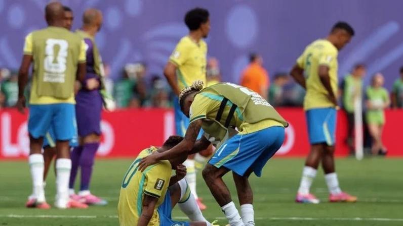 Brasil é eliminado pela Noruega nas oitavas de final da Copa do Mundo 2026. - (crédito: Odd ANDERSEN / AFP)