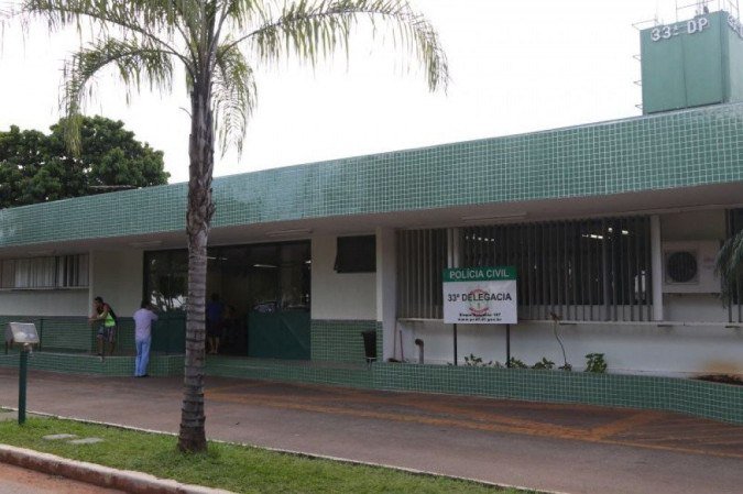 Após atropelar a criança, motorista se entregou na 33ª DP (Santa Maria) - (crédito: Rodrigo Nunes/Esp. CB/D.A Press)
