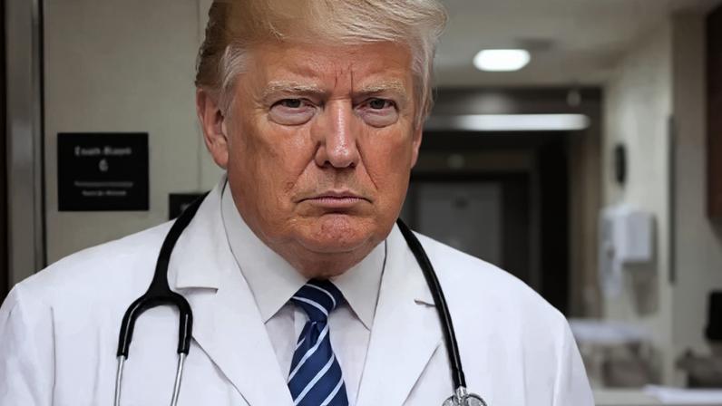 O presidente norte-americano, Donald Trump já fez publicações ofensivas com uso de IA anteriormente - (crédito: Reprodução/Redes sociais )