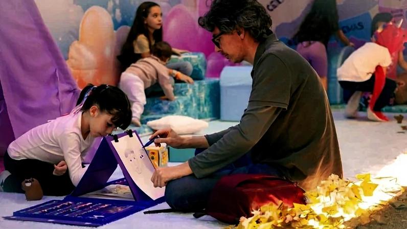 Projeto une arte, brincadeira e experimentação para crianças - (crédito: Bruno Gustavo)